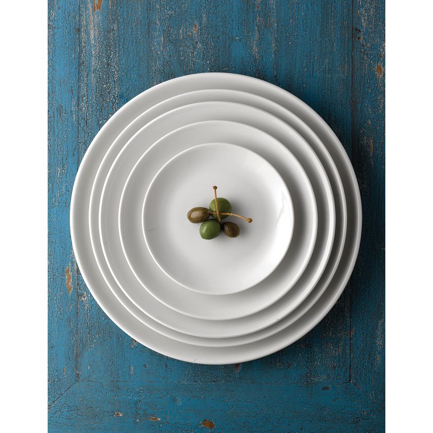 Churchill Topaz Quartz Evolve Coupe Plate - 8.67"- you get 12