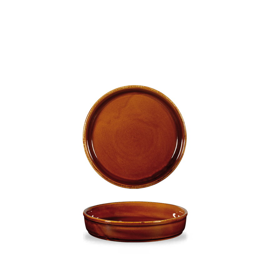 Churchill Art De Cuisine Rustics Brown Mezze Dish 14cm- you get 6