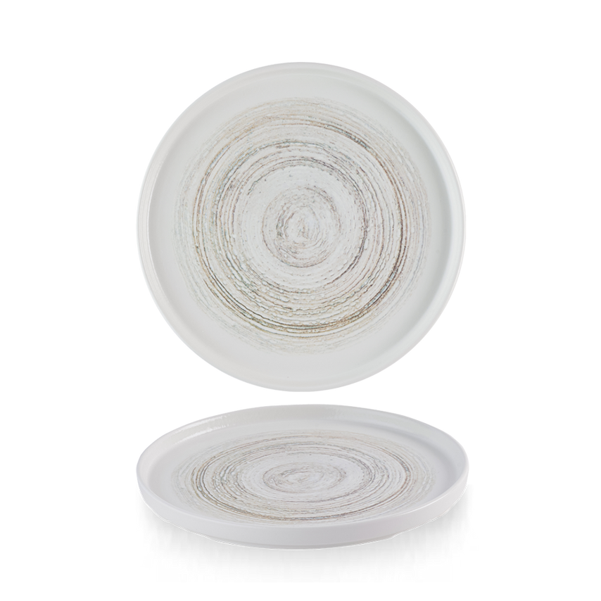 Churchill Elements Dune Walled Plate - 8.25"- you get 6