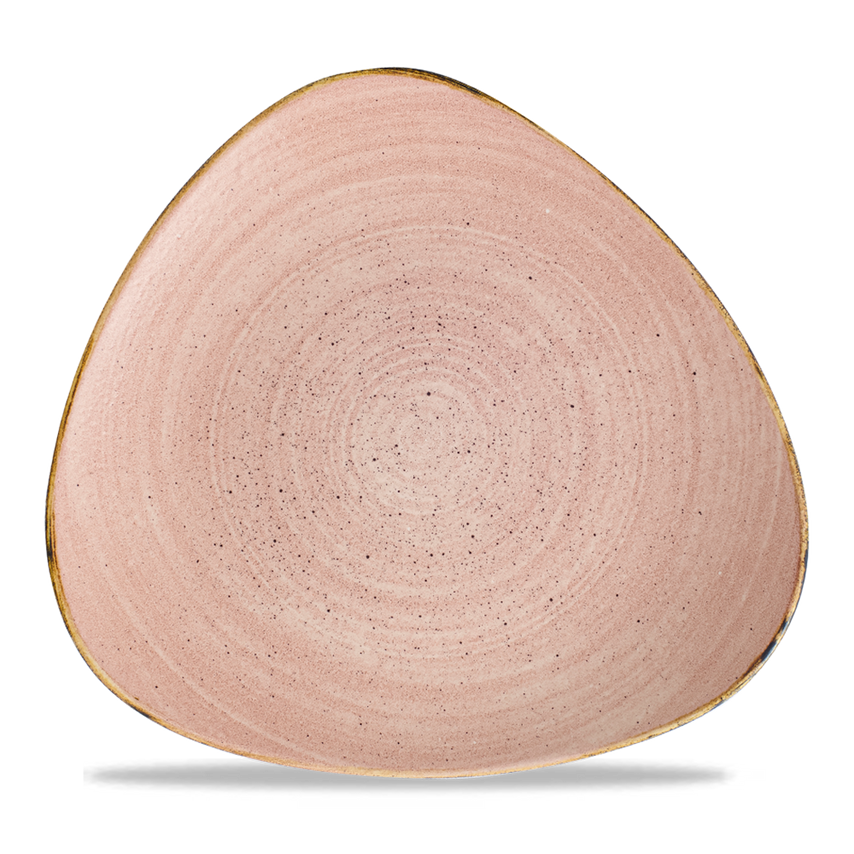 Churchill Stonecast Raw Terracotta Lotus Plate - 10"- you get 12