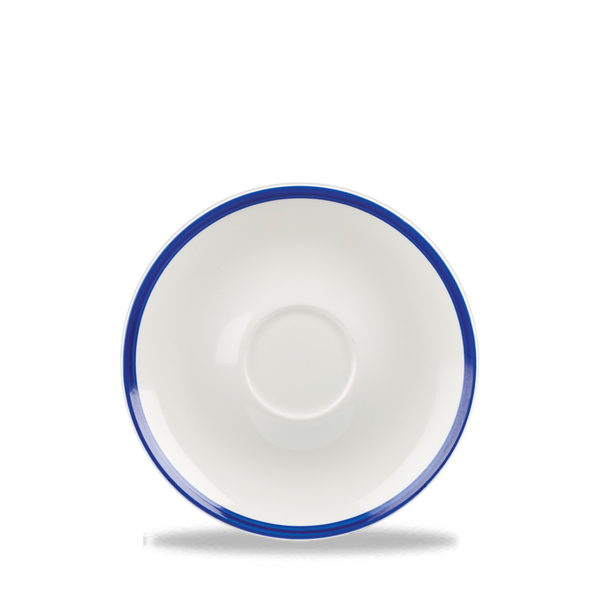 Churchill Retro Blue Coupe Saucer 6.25" 4- you get 24
