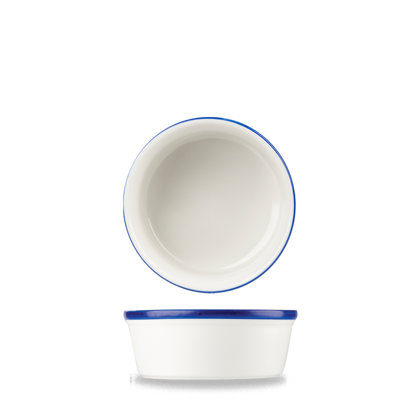 Churchill Retro Blue Small Ramekin 2.75" 4- you get 24