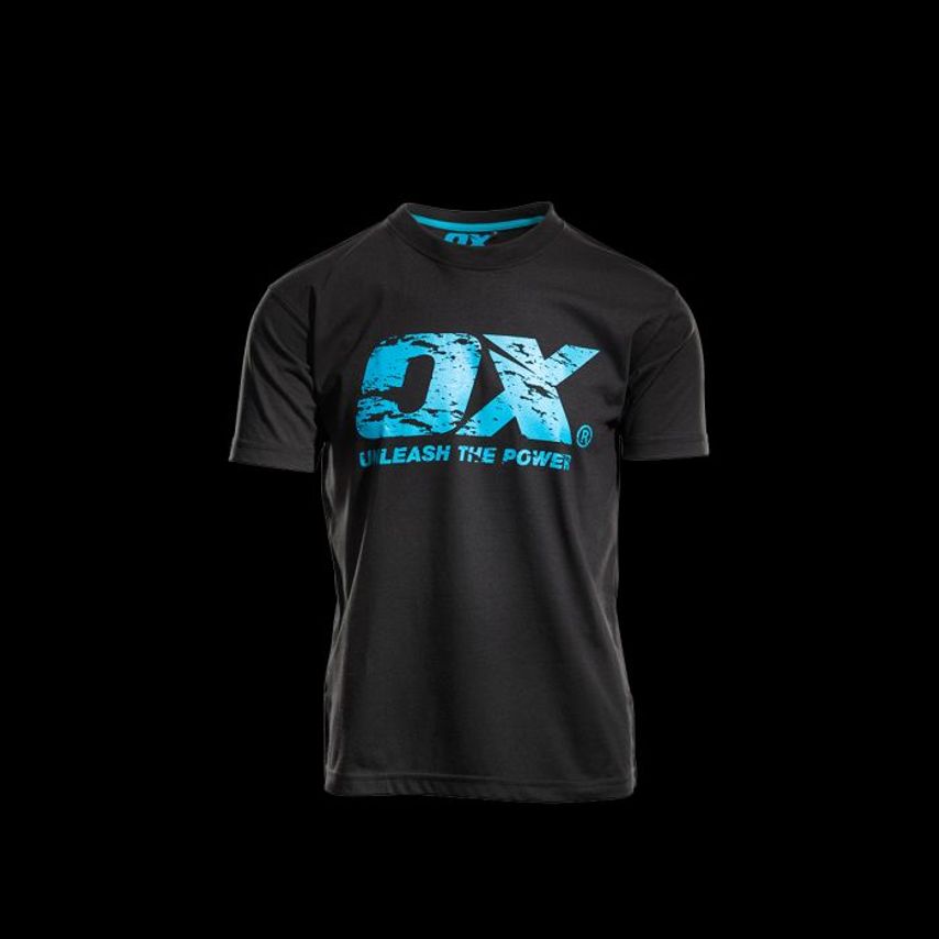 OX Crew Neck T Shirt (Black) Medium OX W550503