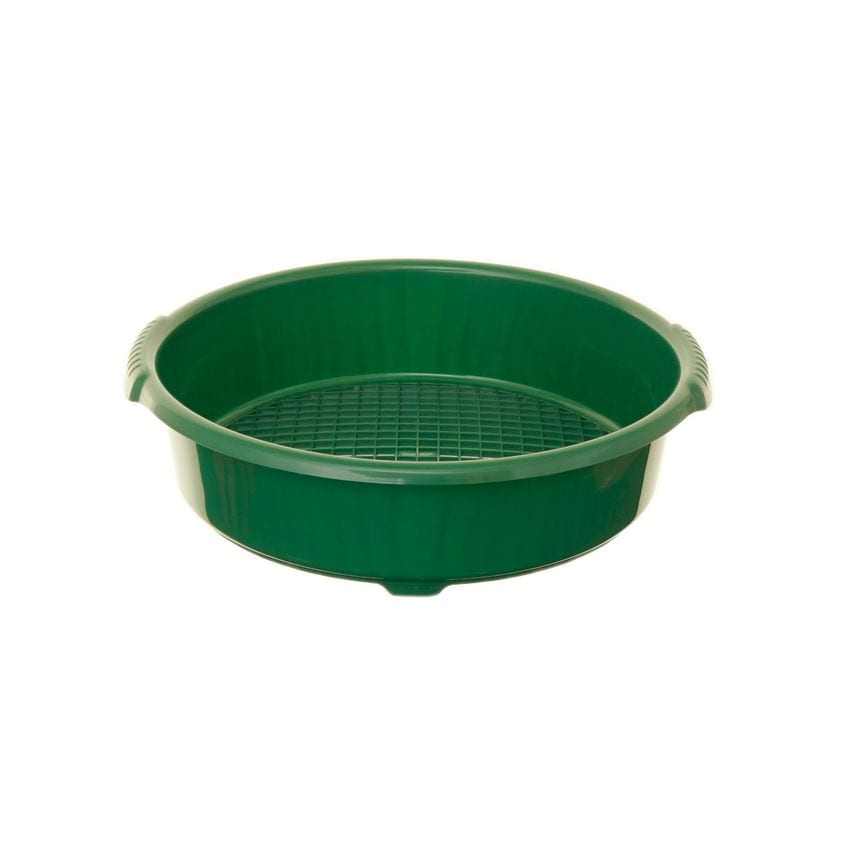 Large Green Garden Sieve 37 X36 x10cm