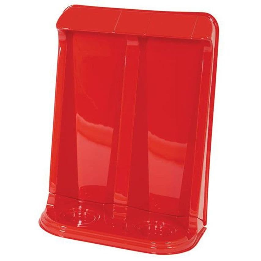 Fire Extinguisher Stand Double Red