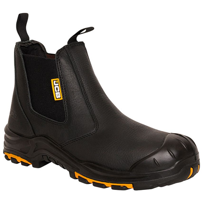 JCB Dealer Heat and Slip Resistant Black Boots S3 - Size 04