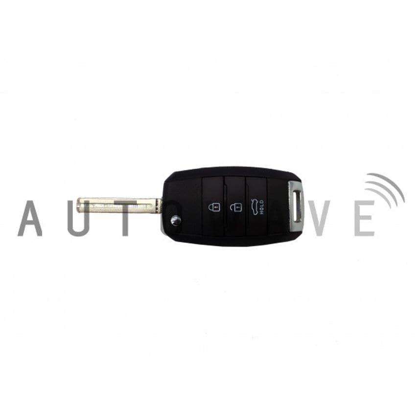 AUTOWAVE Kia Sportage 3 Button Flip Remote with KI-7/HY22 Blade - AUTRK0125