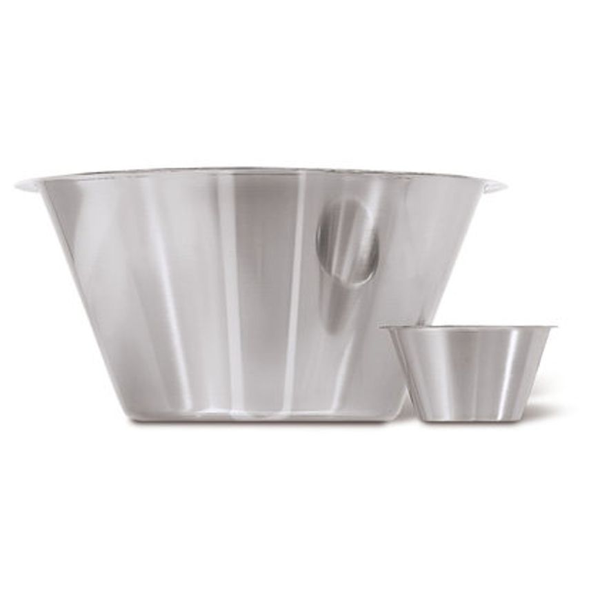 Carl Roth Stainless Steel Bowls Conical Deep Type 05L 1 Units