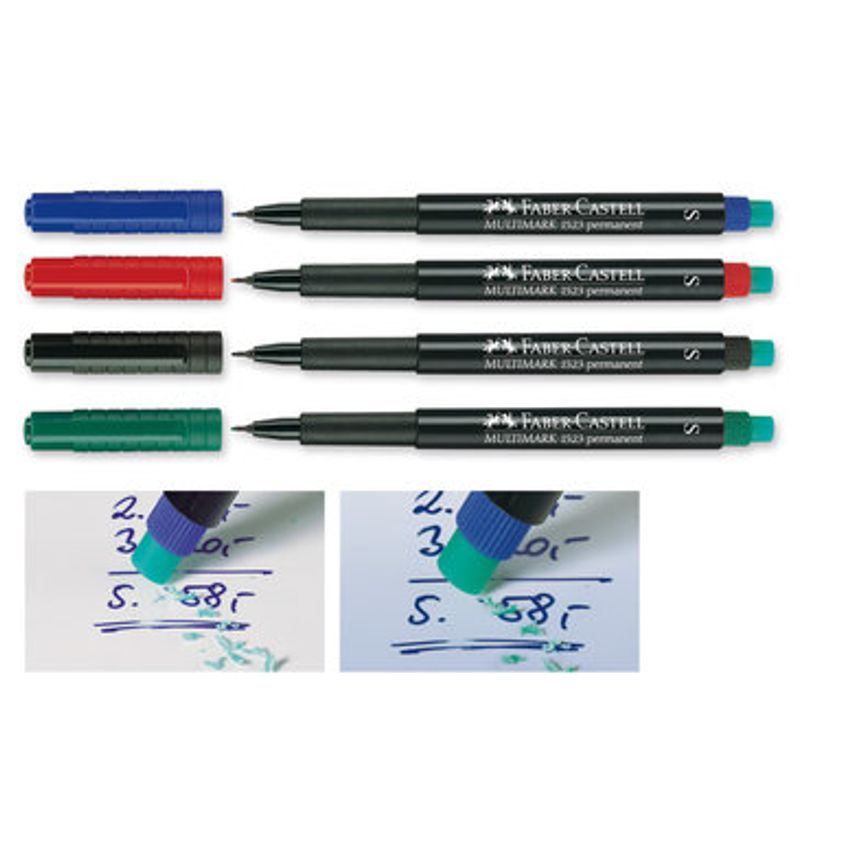 Carl Roth Waterproof Ink Pen Set 2 Pens Each In Black Blue Green Red 1 Set