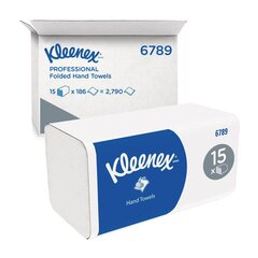 Carl Roth Kleenex Ultra Hand Towels Type 6789 White 2-ply 215 x 215 mm 2790 Shee