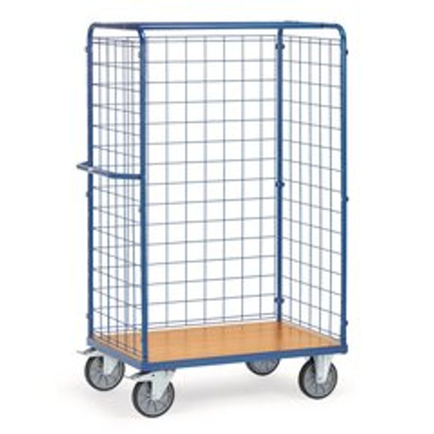 Carl Roth Platform Trolley with High Mesh Panels 1000 x 600 mm 1 Units