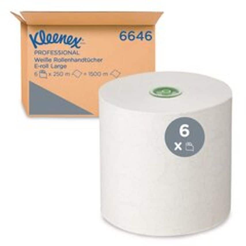 Carl Roth Kleenex 6646 Roller Towel Airflex Paper 1-ply 19.1 cm x 250 M 6 Roll