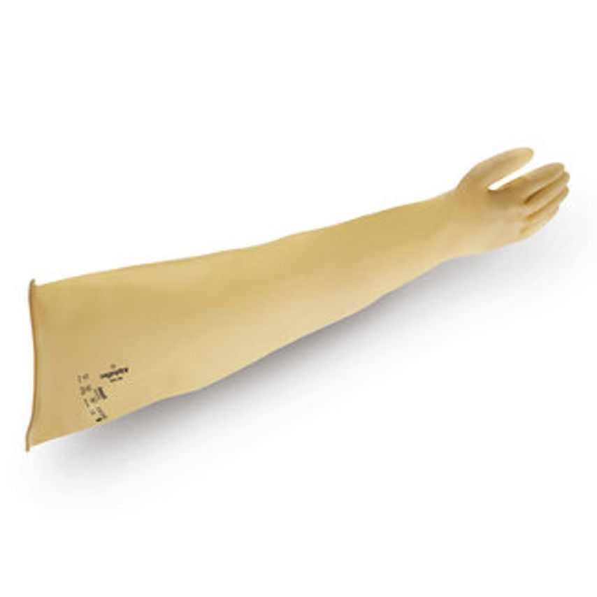 Carl Roth AlphaTec 55-101 Glove Box Gloves Natural Latex Port 150mm 0.76mm Thick