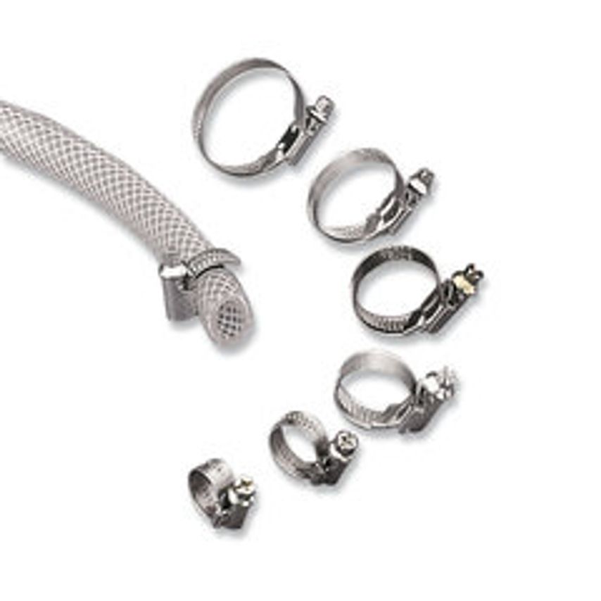 Carl Roth Worm Drive Hose Clamps for Hoses with Outer 10-16 10 Units