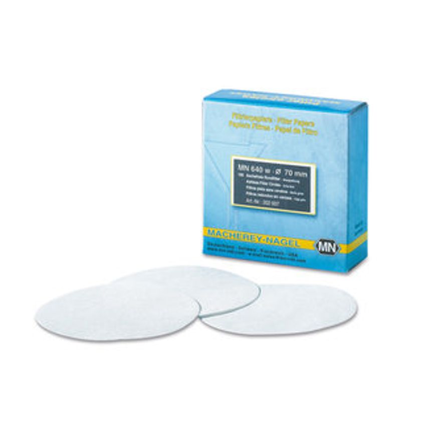 Carl Roth Filter papers-Round Filters MN 640 W Quick Filtering 125 mm 100 Units