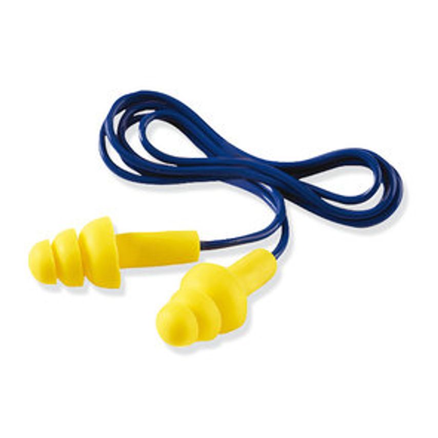 Carl Roth Ultrafit Ear Plugs with Safety Cord 50 Pair