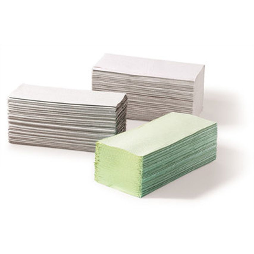 Carl Roth Sekuroka Folded Hand Towels 1-ply Crepe Natural 20 x 31 cm 3648 Sheets