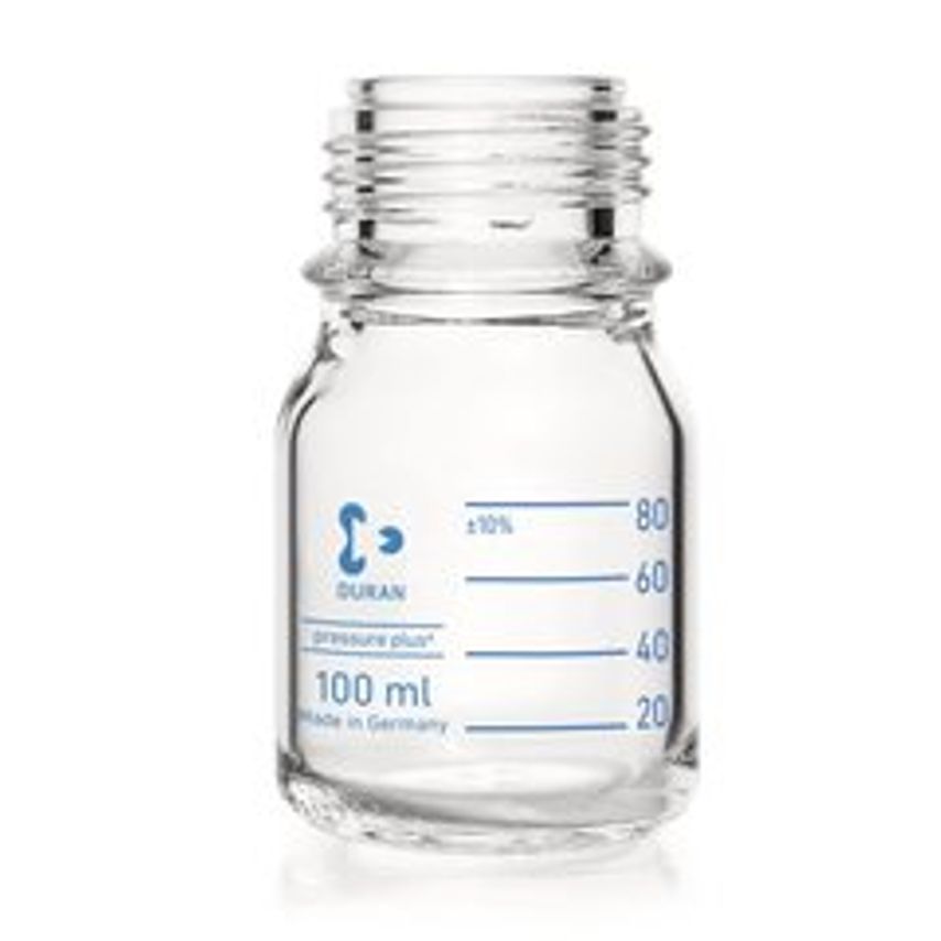 Carl Roth Screw Neck Bottle 100 ml Clear Glass Duran Pressure Plus Protect 1 Uni
