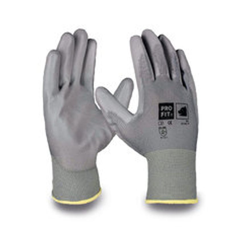 Carl Roth Pro-Fit S541 Multi-Purpose Gloves Grey/grey Size 9 Polyamide 12 Pair