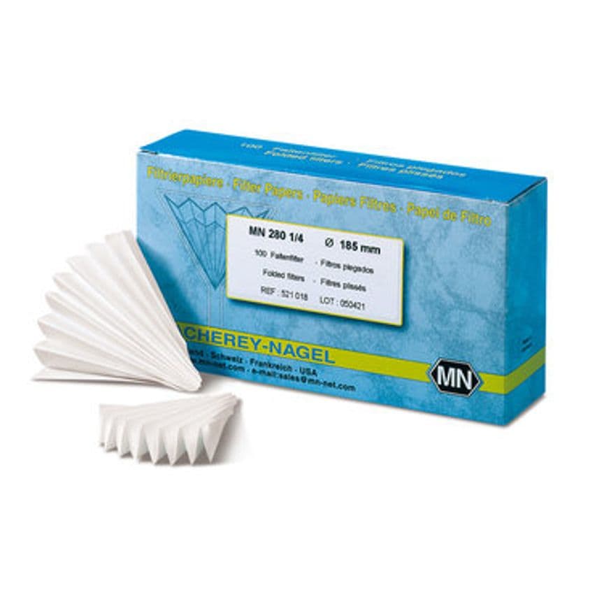 Carl Roth Phosphate-free Folded Filters Type MN 280 1/4 150 mm 100 Units