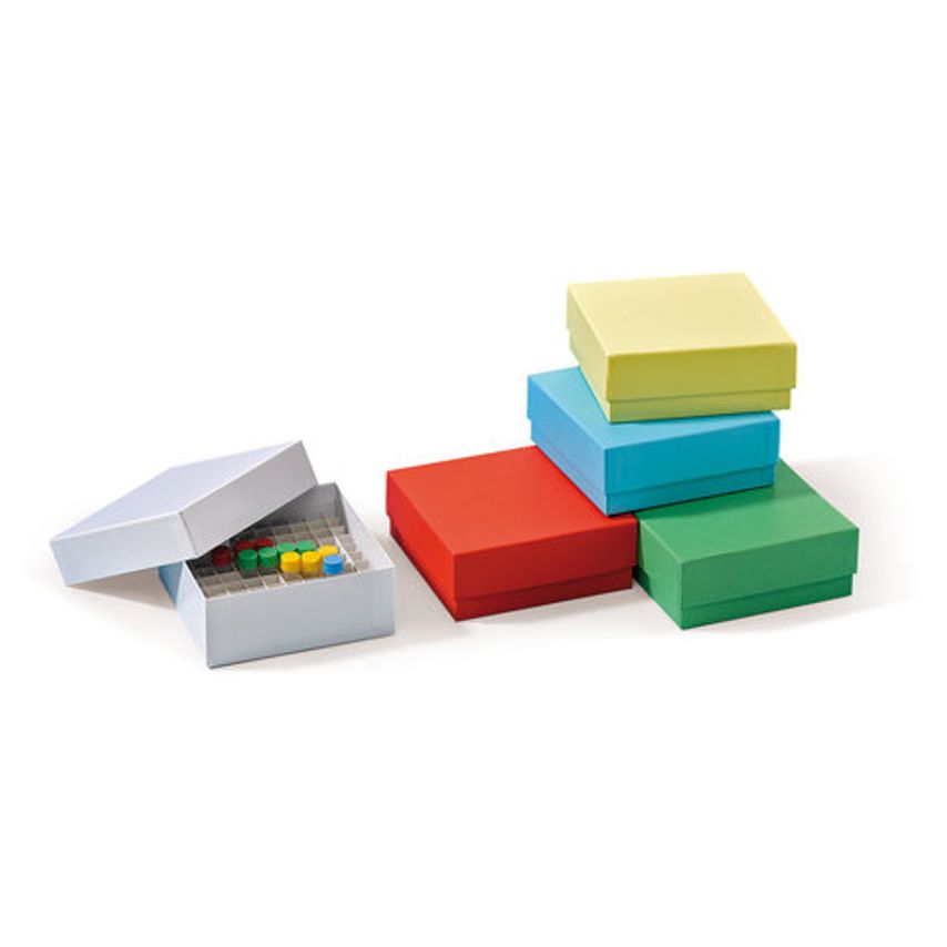 Carl Roth Rotilabo - cryo Boxes Made of Cardboard Green Waterproof L136xW136 xH5