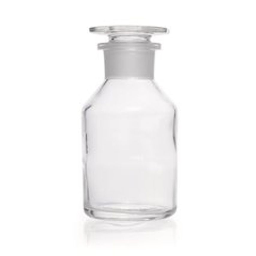 Carl Roth Wide Neck Storage Bottles Glass Stopper Soda-lime Glass Clear 100 ml -
