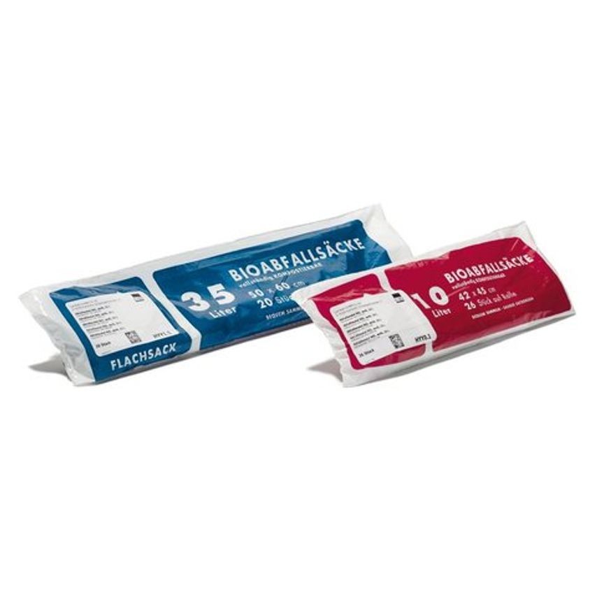 Carl Roth Bio Refuse Bags White 80L Compostable 810 x 1100 mm 10 Units