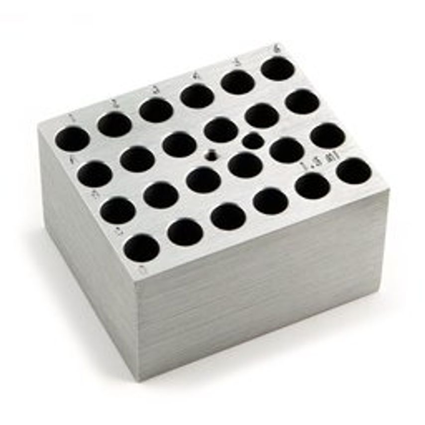 Carl Roth Interchangeable Block F. Reaction Vials for 24 Reaction Vials 1.5 ml 1