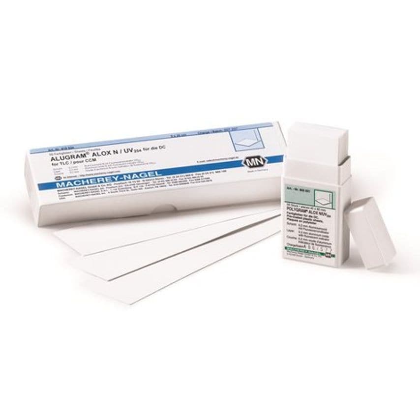 Carl Roth TLC-r.-to-u. F. Alugram Alox N/UV254 5x20 cm Aluminium Foil 0.2 mm - P