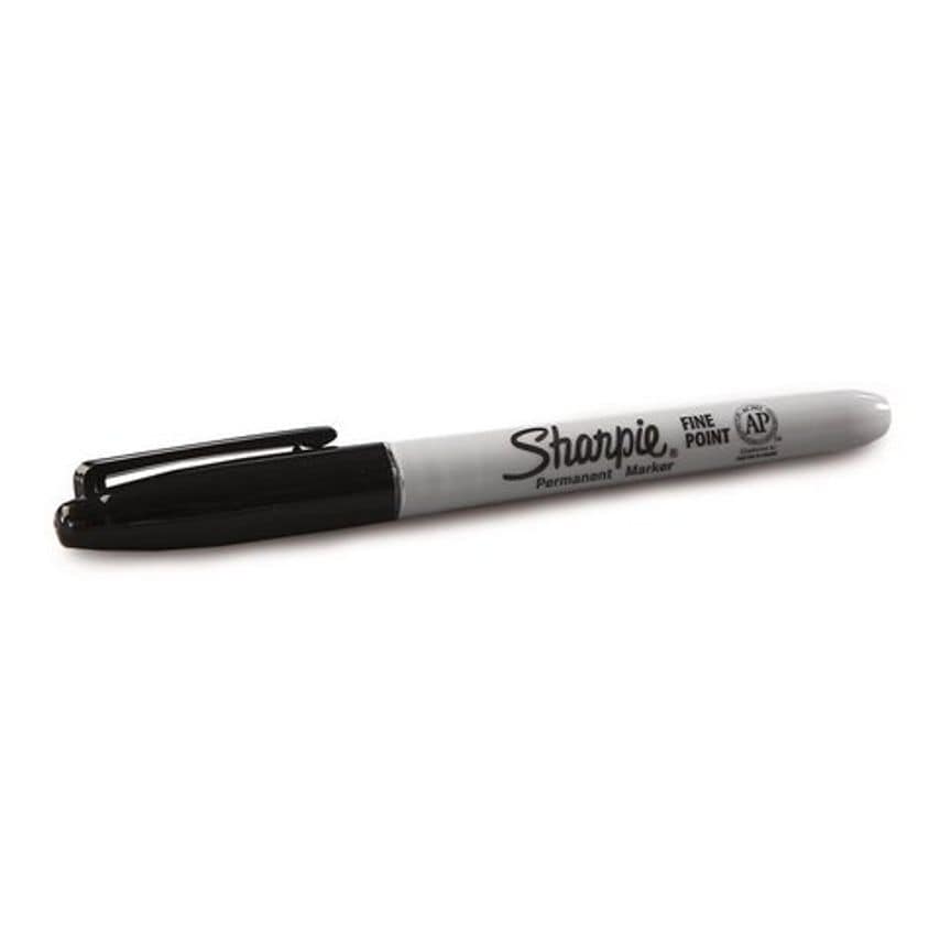 Carl Roth Lab Marker Sharpie Black 12 Units -2