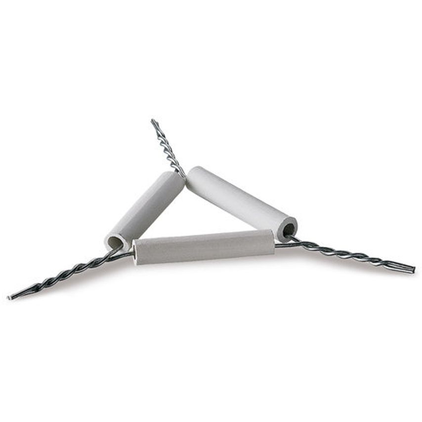 Carl Roth Rotilabo Triangles for Crucibles Steel Clay Pipe Length 80 mm 5 Units