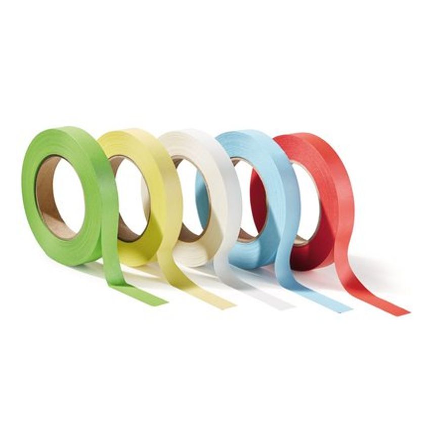 Carl Roth Roti - Tape-Marking Tape Assortment 5 Colours Length 55 M Width 25.4 m