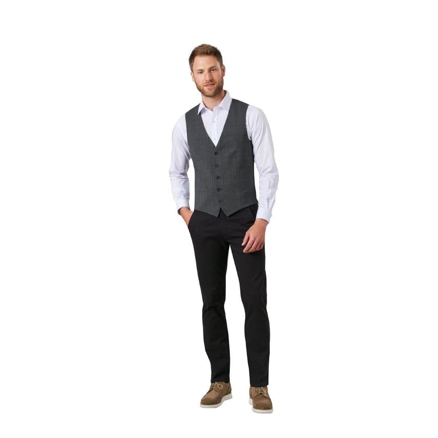 Brook Taverner Mens Miami Slim Fit Chinos Black 30