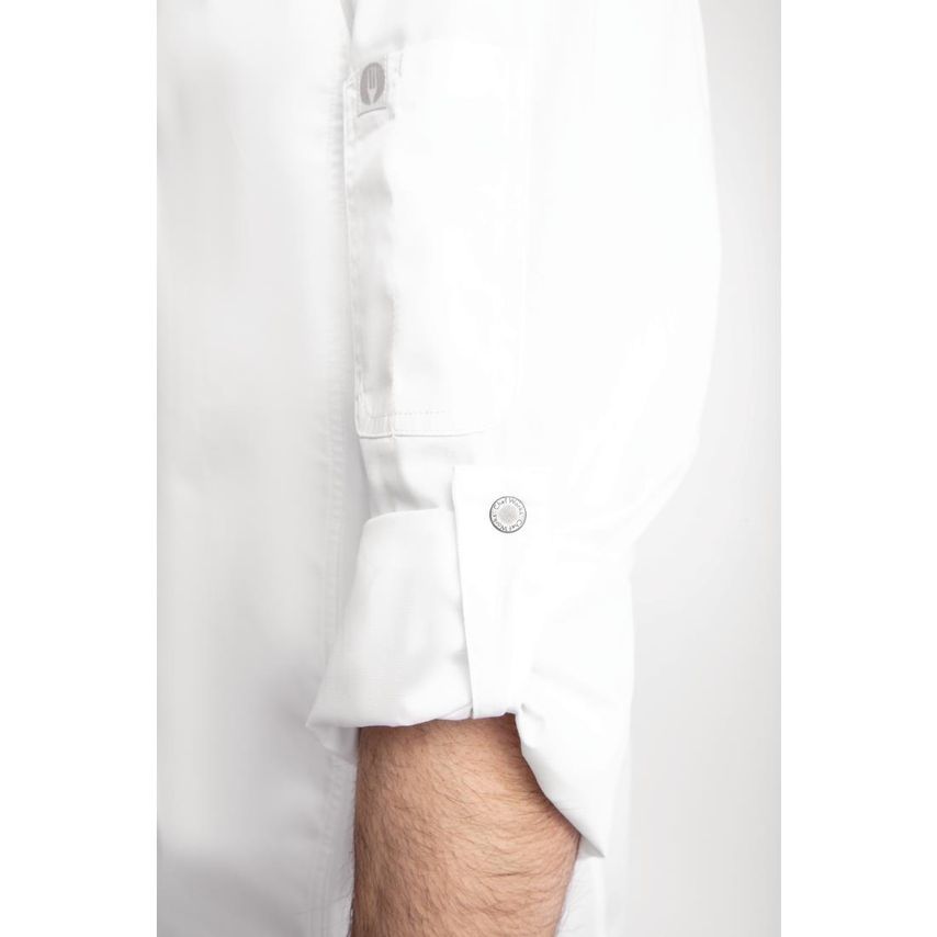 Chef Works Chef Works Unisex Hartford Lightweight Chef Jacket White Size S