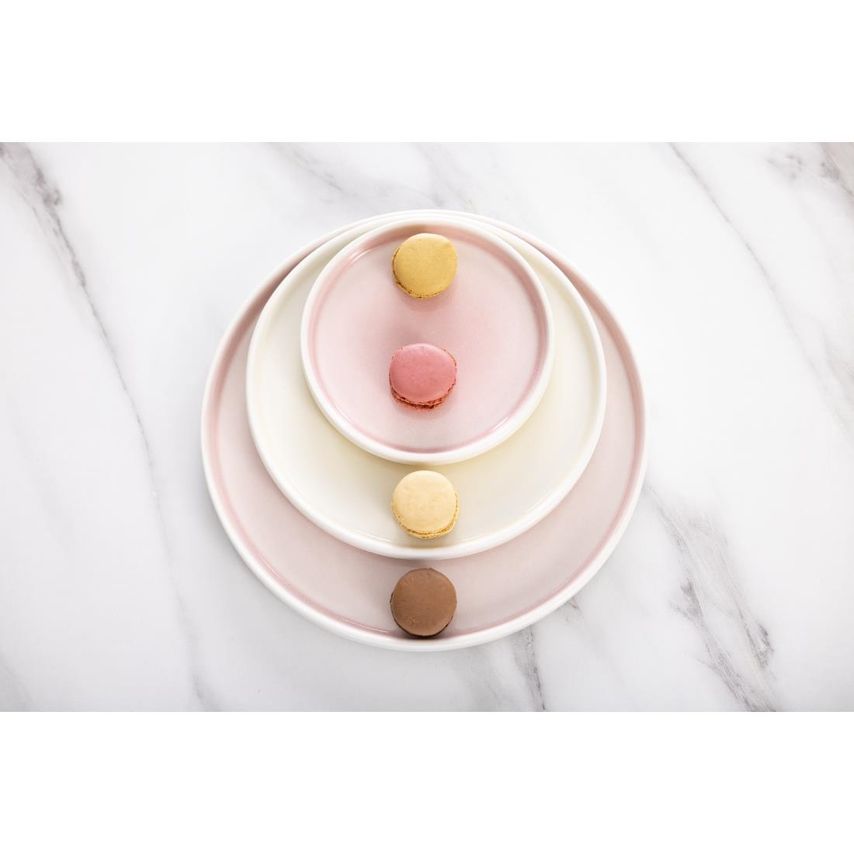 Olympia Fondant Plates Lemon 215mm (Pack of 6)