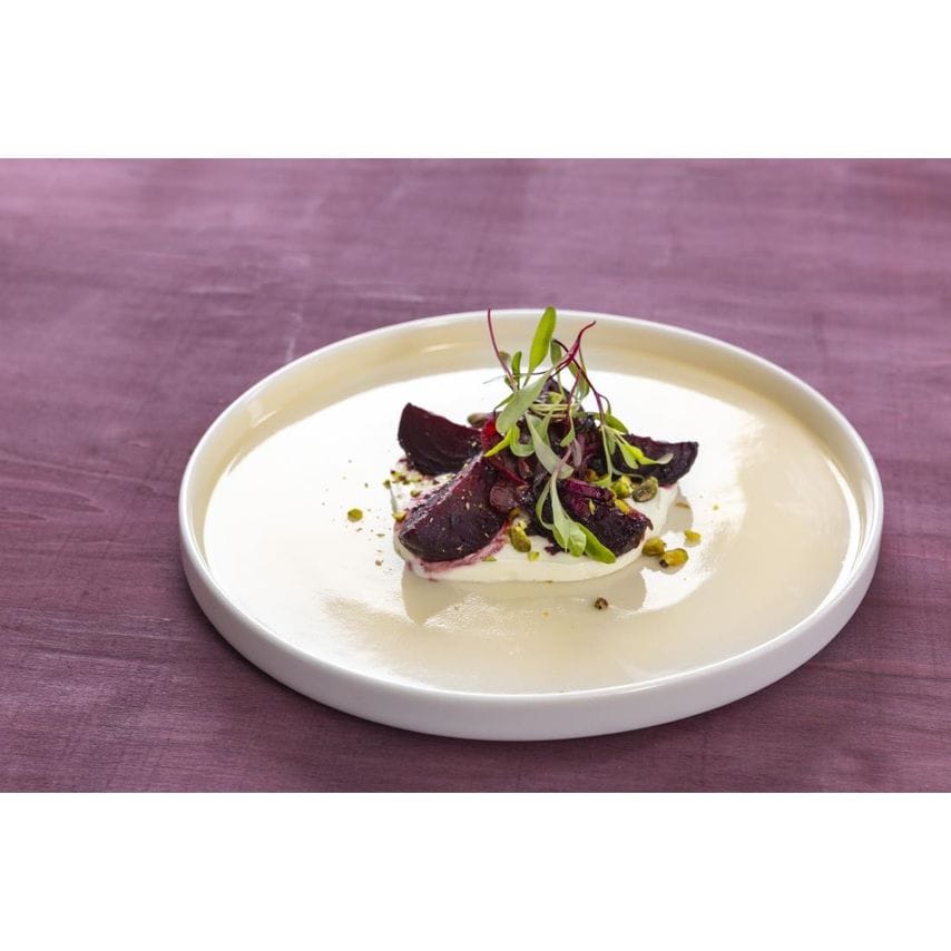 Olympia Fondant Plates Lemon 270mm (Pack of 4)