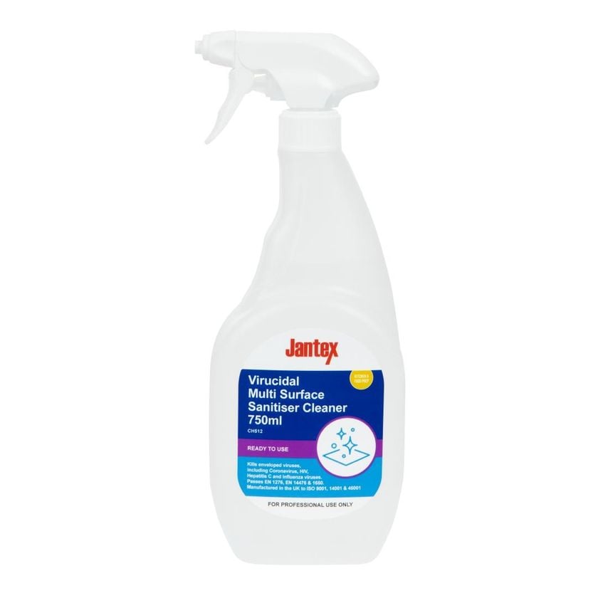 Jantex Virucidal Surface Sanitiser Ready to Use 750ml