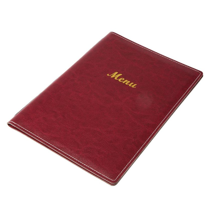 Faux Leather Menu Covers