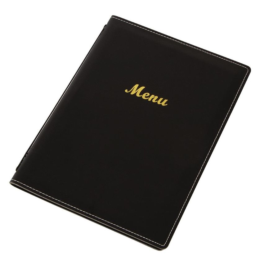 Faux Leather Menu Covers