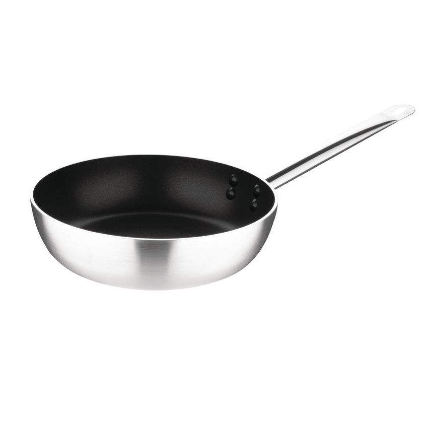 Vogue Aluminium Non-Stick Teflon Platinum Plus Saut Pan 28cm