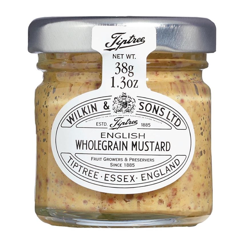 English Wholegrain Mustard 38g (Pack of 72)