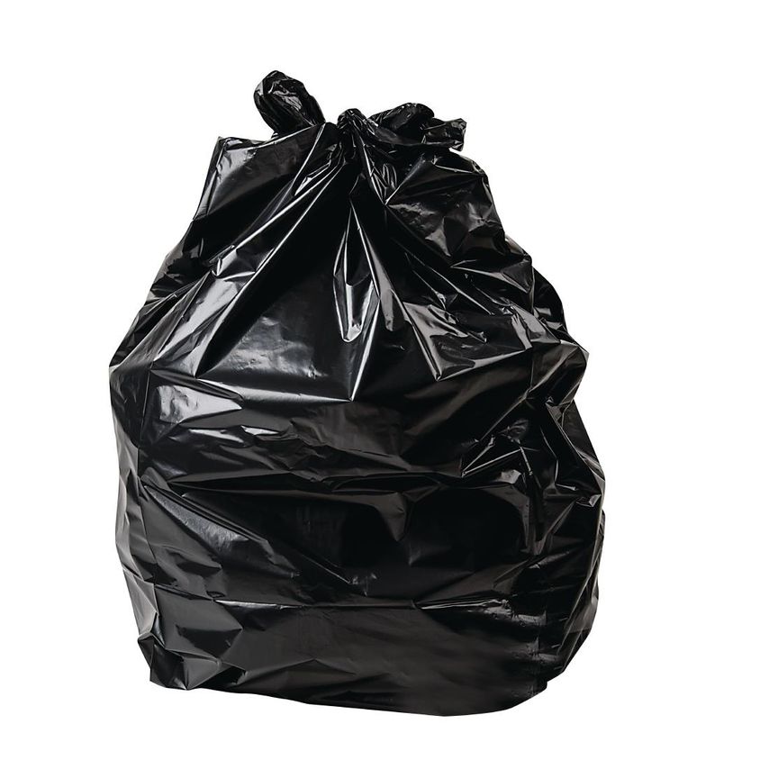 Jantex Medium Extra Heavy Duty Black Bin Bags 70L (Pack of 200)