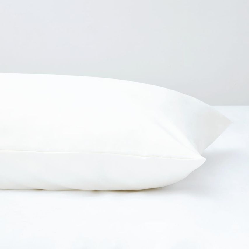 Temir Housewife Pillowcase Ivory (Pack of 2)