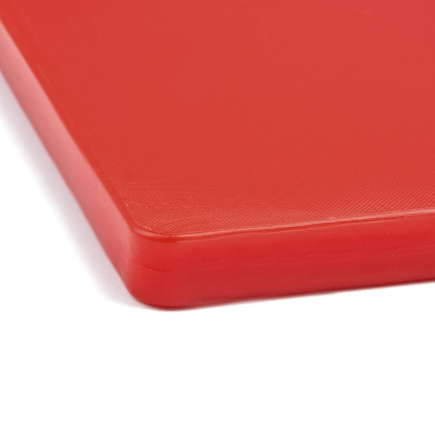 Hygiplas Thick Low Density Chopping Board Set with Rack 455x305x20mm (Pack of 6)