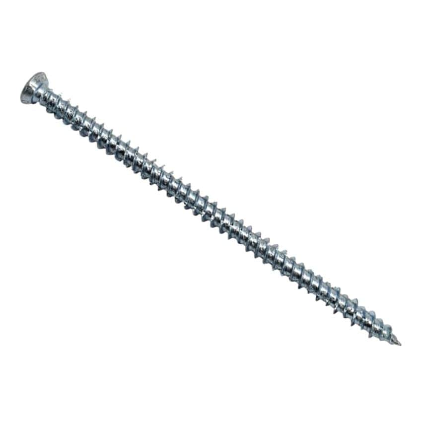 MasonMate Self Tapping Concrete Frame Screw 7.5 x 132mm  Pack of 100