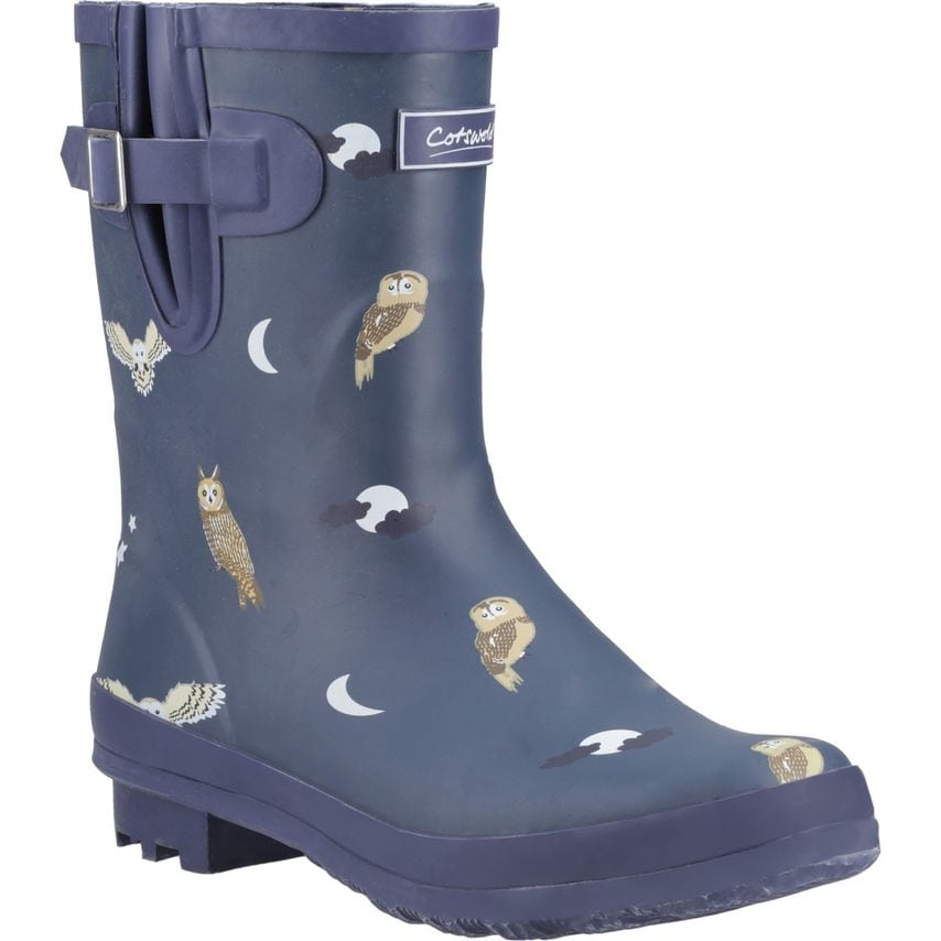Cotswold Woodland Owls Mid Wellingtons Boots for Female - Size 8