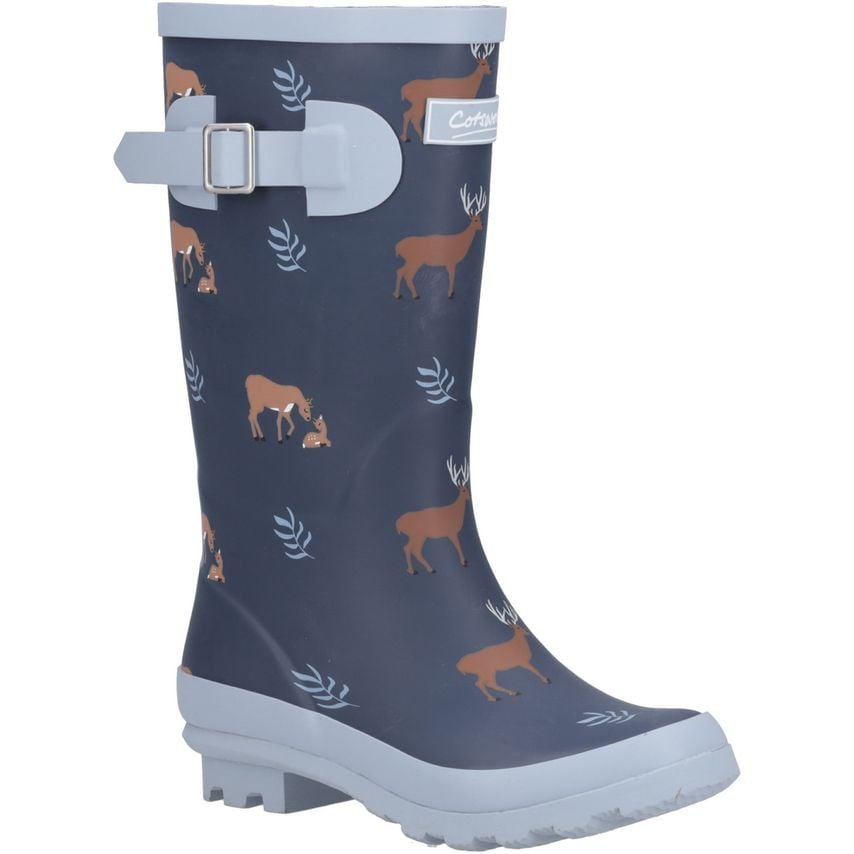 Cotswold Woodland Deers Junior Wellingtons Boots - Size 12