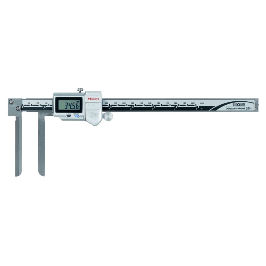 Mitutoyo 573-742-20 Absolute Digimatic IP67 Knife Edge Inside Caliper 10-200mm (