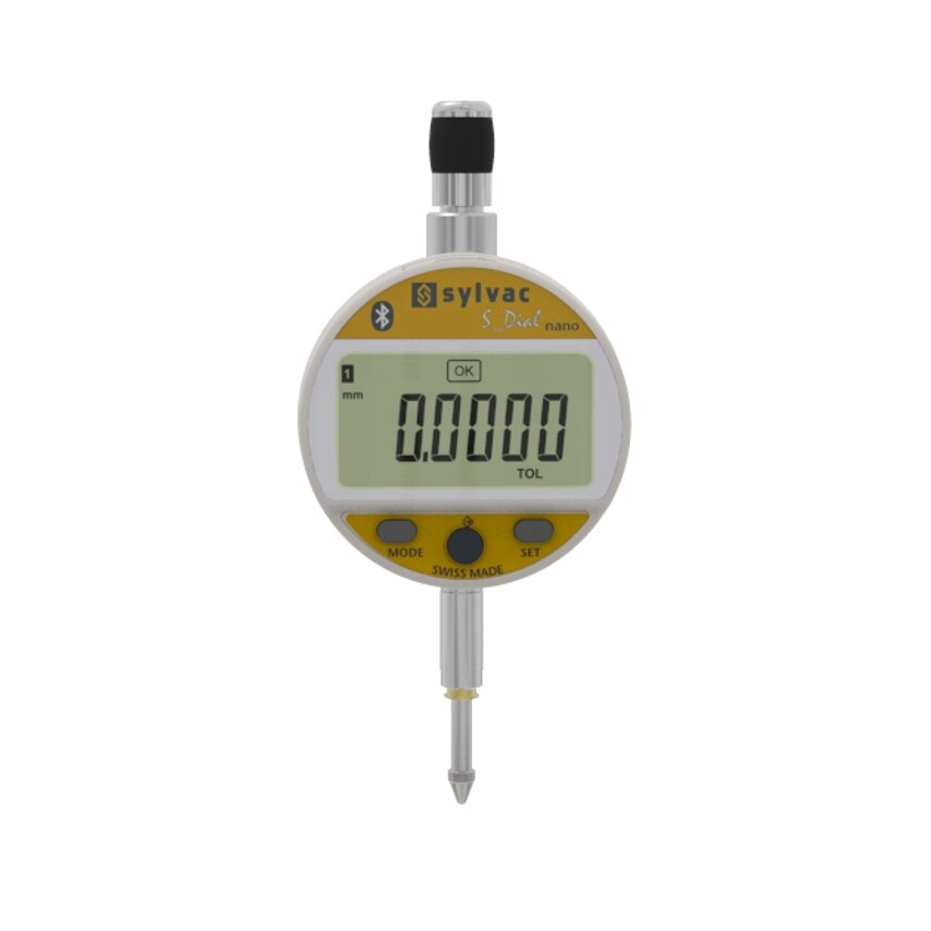 Sylvac 30-805-6306 (0.0001mm) S Dial Work Nano Smart IP54 Digital Indicator 0-12