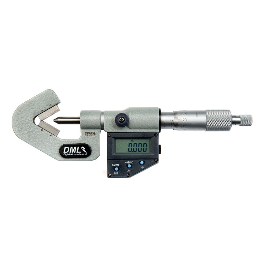 Three Flute V Anvil Micrometers